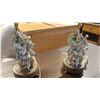 Image 2 : PAIR OF VINTAGE FIGURAL LAMPS WITH SHADES