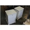 Image 1 : PAIR OF WHITE NIGHTSTANDS