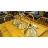 Image 2 : BRASS POOL TABLE LAMP