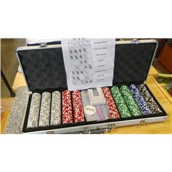 CASED POKER CHIP SET