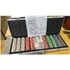 Image 1 : CASED POKER CHIP SET