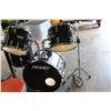 Image 3 : FOUR PIECE PEAVEY DRUM SET WITH ACCESSORIES