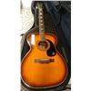 Image 1 : 1960 PAN ACOUSTIC GUITAR, MADE IN JAPAN AND TRIC CANADA HARD CASE CASE