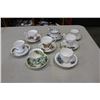 Image 1 : LOT OF 8 BONE CHINA TEACUPS