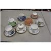 Image 1 : LOT OF 8 BONE CHINA TEACUPS