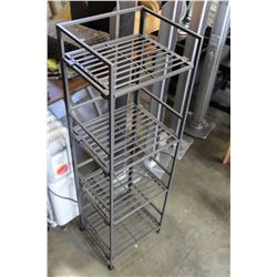 METAL FOUR TIER SHELF