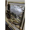 Image 2 : FRAMED METAL WALL ART SIGNED