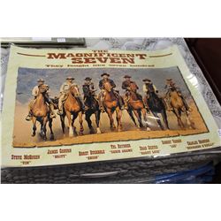 MAGNIFICENT 7 LAMINATED PRINT