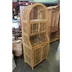 WICKER CUPBOARD