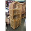 Image 1 : WICKER CUPBOARD