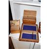 Image 2 : THREE VINTAGE WOOD DRESSER BOXES