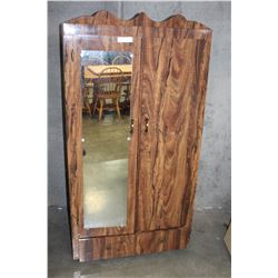 ROLLING WARDROBE WITH MIRROR