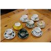 Image 1 : LOT OF 8 BONE CHINA TEACUPS