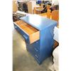 Image 2 : PAINTED BLUE MAPLE 4 DRAWER HIGHBOY