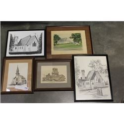 LOT OF ESTATE ART WORK