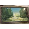 Image 4 : OIL PAINTING ON CANVAS AND TWO FRAMED PAINTINGS