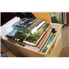 Image 1 : BOX OF HARDCOVER NOVELS AND COFFEE TABLE BOOKS