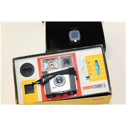 VINTAGE BOXED CAMERA AND NEW IN BOX WATCH