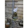 Image 1 : ANTIQUE HAND DECORATED OIL LAMP