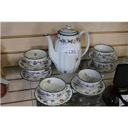 1920 HAND PAINTED GERMAN TEASET
