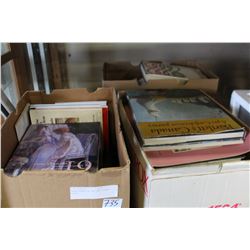 THREE BOXES OF ART AND OTHER BOOKS