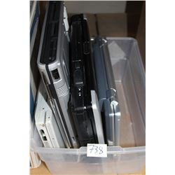 SMALL TOTE OF LAPTOPS