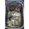 Image 2 : LOT OF PADLOCKS WITH KEYS