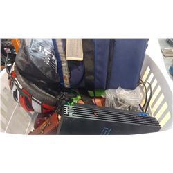 TOTE OF GREEN ADIDAS SHOES PS2 AND ESTATE GOODS