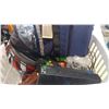 Image 1 : TOTE OF GREEN ADIDAS SHOES PS2 AND ESTATE GOODS