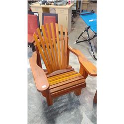 NEW CEDAR PATIO ARMCHAIR RETAIL $220