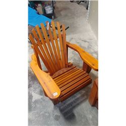 NEW CEDAR PATIO ARMCHAIR RETAIL $220