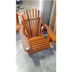 NEW CEDAR PATIO ARMCHAIR RETAIL $220