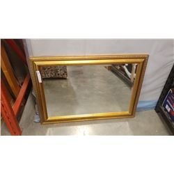 GOLD FRAMED WALL MIRROR