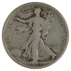 1921 Walking Liberty Half Dollar Coin