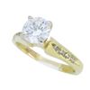 Image 1 : 18KT Yellow Gold 0.79ctw Diamond Ring