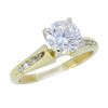 Image 2 : 18KT Yellow Gold 0.79ctw Diamond Ring