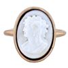 Image 1 : 10KT Yellow Gold Cameo Ring