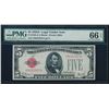 Image 1 : 1928A $5 Legal Tender Note PMG 66EPQ