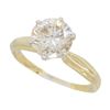 Image 2 : 14K Yellow Gold 1.28ct Light Chocolate Diamond Ring
