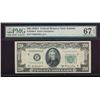 Image 1 : 1950A $20 Atlanta Federal Reserve Note PMG 67EPQ