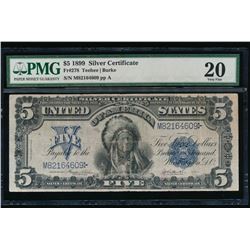 1899 $5 Chief Silver Certificate PMG 20