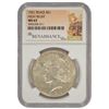 Image 1 : 1921 $1 Peace Silver Dollar Coin NGC MS63 High Relief