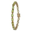 Image 1 : SILVER 8.80ctw Peridot Bracelet