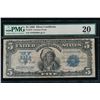 Image 1 : 1899 $5 Chief Silver Certificate PMG 20