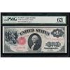 Image 1 : 1917 $1 Legal Tender Note PMG 63