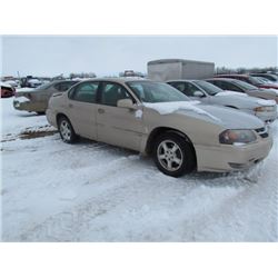 2004 Chevy Impala 2G1WH52K849259483 SK Registerable