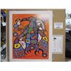 Image 1 : Norval Morrisseau Limited Edition Unframed Print "Man Changing into Thunderbird"20x24
