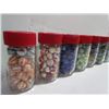 Image 2 : 7 Jars Sorted Marbles (red lids + 1 Silver lid)