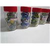 Image 2 : 7 Jars of Sorted Marbles (all red lids, 1-Amigo 1-Shooter)