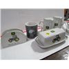 Image 3 : John Deere Dishes-Cup,Shakers,Napkin holder,Butter Dish,etc